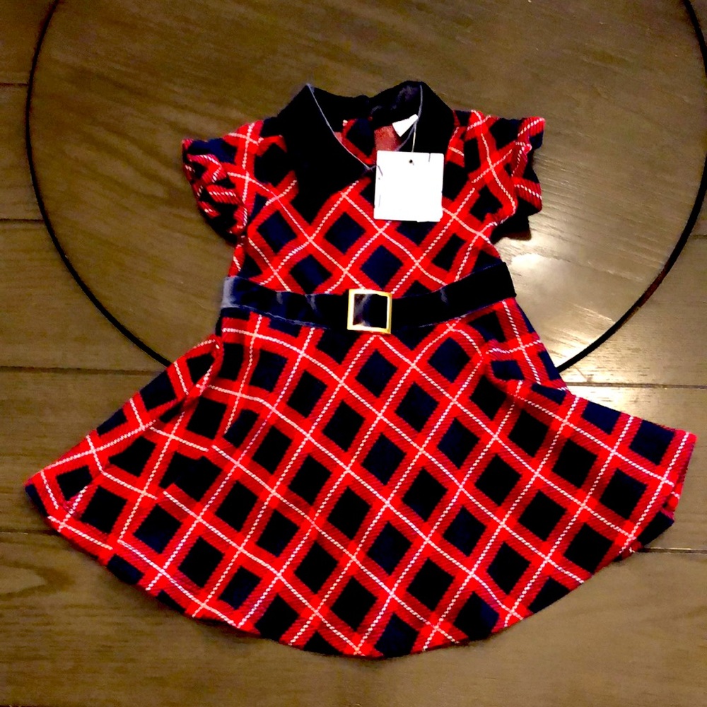 Janie & Jack holiday dress 6 to 12 months